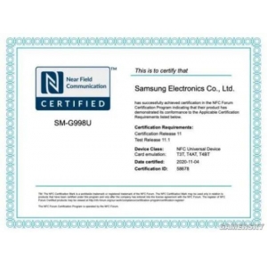 三星Galaxy S21已獲NFC認證 預計明年1月發布